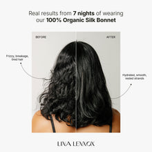 Load image into Gallery viewer, Organic Silk Hair Bonnet Peachy Coral
